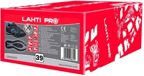 Кроссовки Lahti Pro рабочие защита подошвы р.43 L3040943 серый с синим