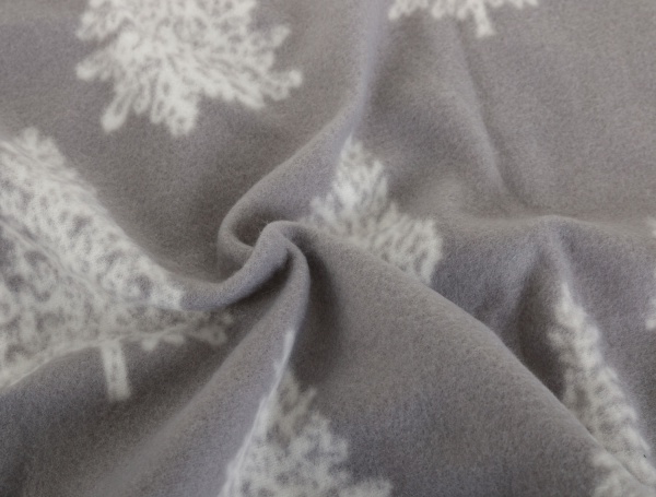 Плед NY Trees 125x150 см сірий Luna 