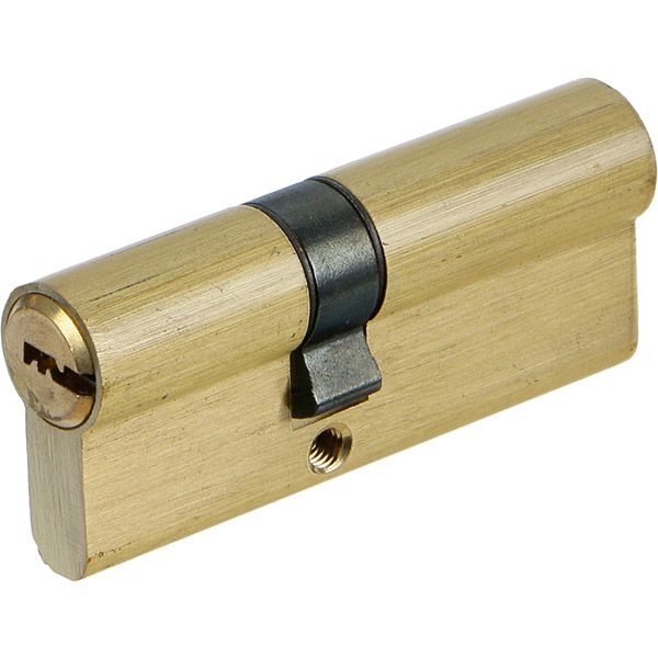 Цилиндр Bruno Brass 32.5х42.5 ключ-ключ 75 мм латунь