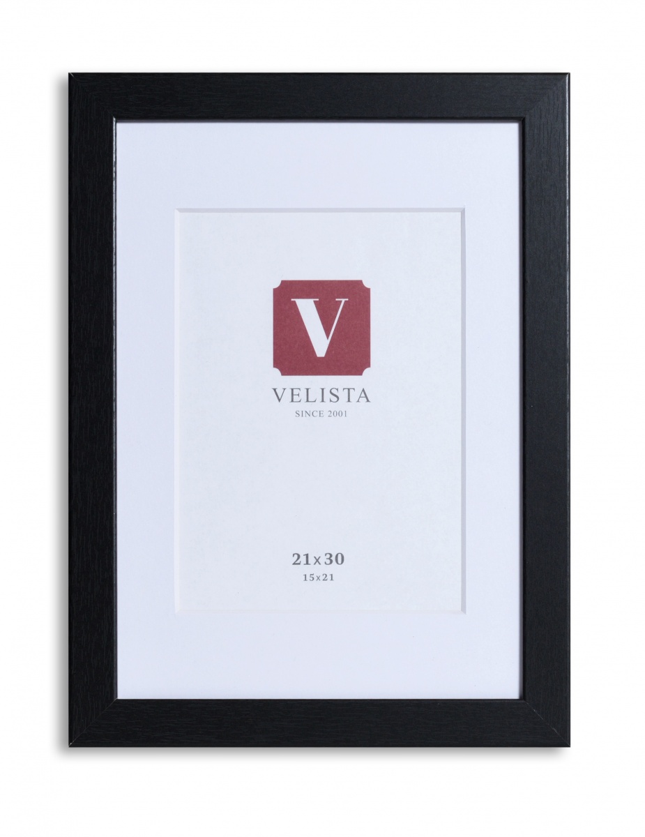Фоторамка з паспарту Velista 24W-86888-8v 21х30/15x21 см чорний — фото 1
