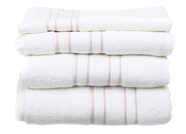 Полотенце Villa 100x150 см белый с розовым Sous Dias 