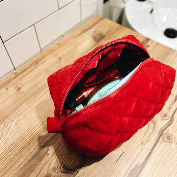 Косметичка Organize Косметичка вельветовая Organize 24*13*13 см (красная) красный 