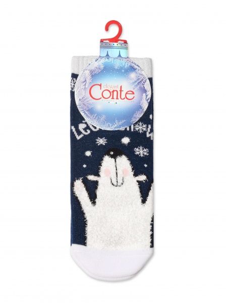 Шкарпетки жіночі Conte New Year 19С-67СП р. 23-25 темно-синій 1 пар 