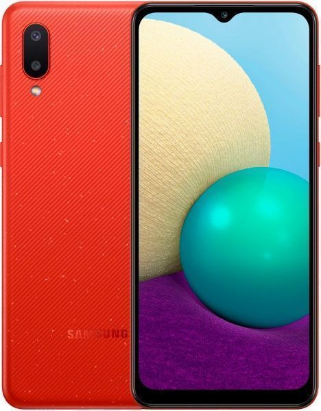Смартфон Samsung Galaxy A02 2/32GB red (SM-A022GZRBSEK) 