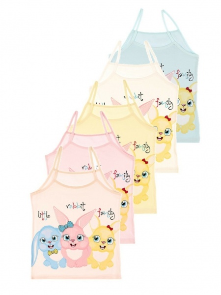 Майка дитяча для дівчатокдитячі Donella 4371TL р.98-104 в асортименті 