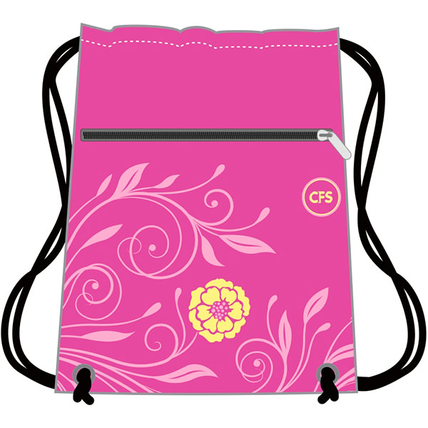 Сумка для взуття на 2 відділення Flowers CF85728 Cool For School