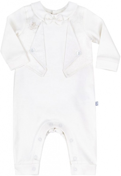 Комбінезон для хлопчика Bembi Сhristening КБ139 р.56 молочний 3139011130.200 