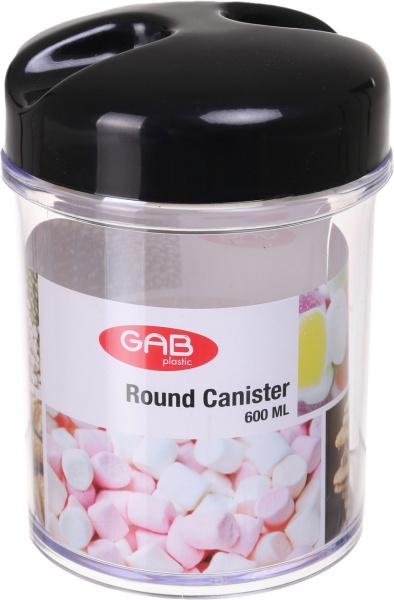 Контейнер с крышкой 600 мл в ассортименте GAB Plastic