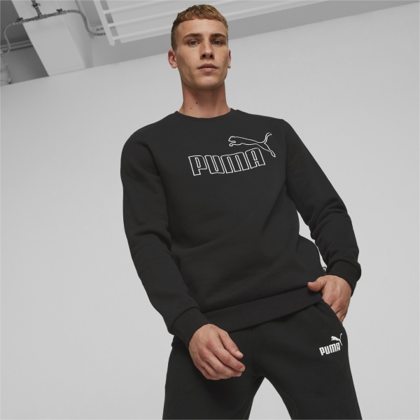Свитшот Puma ESS ELEVATED CREW FL 84988501 р. XL черный