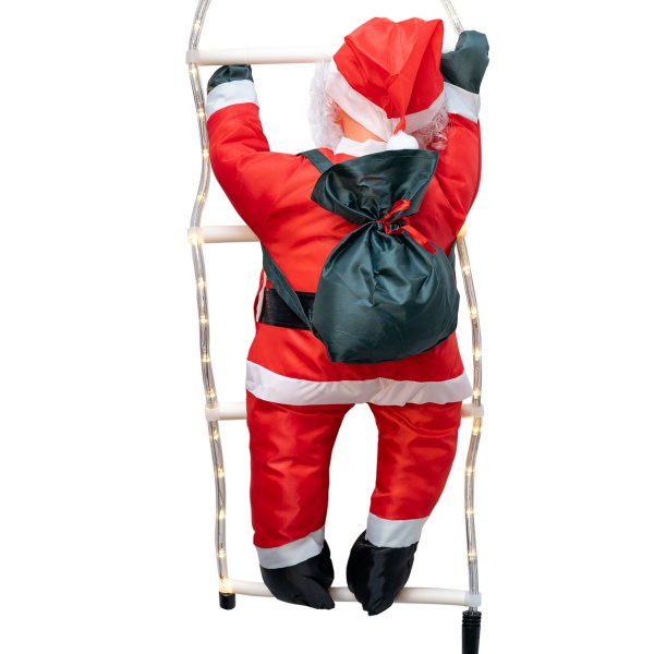 Декорация настенная Дед Мороз на лестнице дюралайт 810122 встроенный светодиод (LED) 