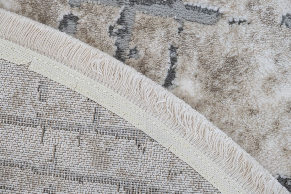 Килим Karmen Carpet GALYA PLUS S3802A GREY/GREY 80x150 см O 