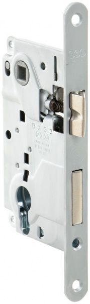 Дверний замок міжкімнатний AGB CENTRO PZ85 матовий хром