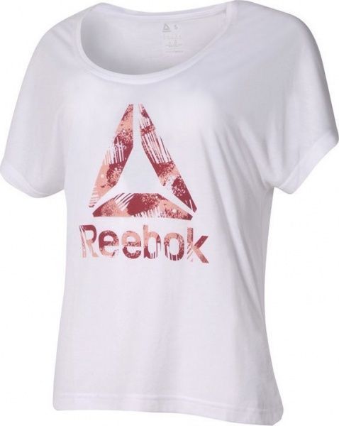 Футболка Reebok GYMANA GRAPHIC TEE CW2702 XS білий