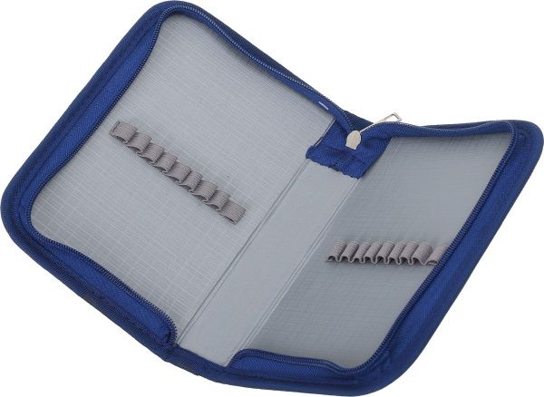 Пенал школьный Космос синий с рисунком