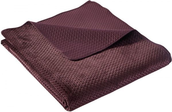 Покрывало Basic 3D Velvet 160x220 см La Nuit бордовый 