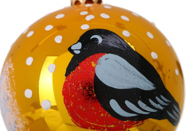 Шар новогодний мульти d 80 мм в ассортименте