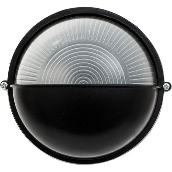 Світильник адміністративний Ecostrum SL-1056 із козирком 1x60 Вт E27 IP54 чорний