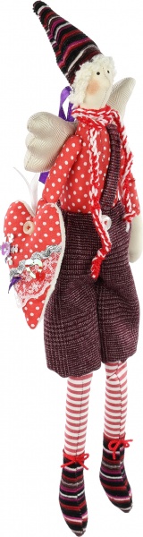 Кукла интерьерная Эльф Валентинчик