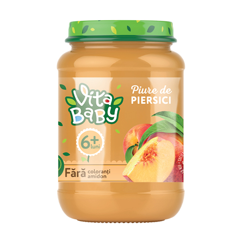 Пюре фруктовое Vita Baby Персик без сахара 