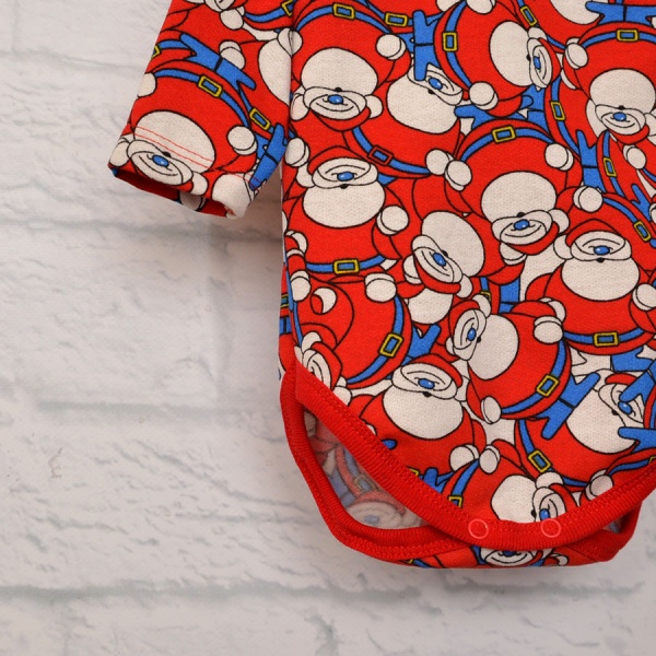 Боді унісекс Blanka Санта Клаус р.80 червоний 12807 