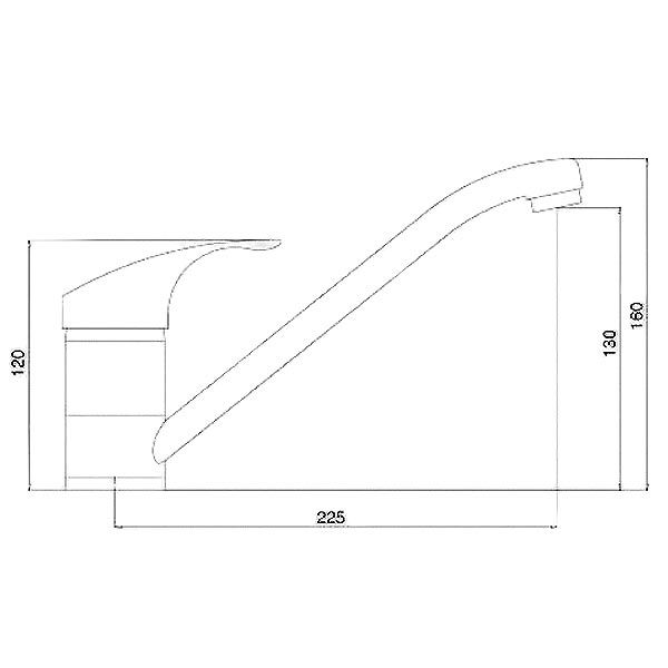 Смеситель для кухни Deante Pepe BDP 760M