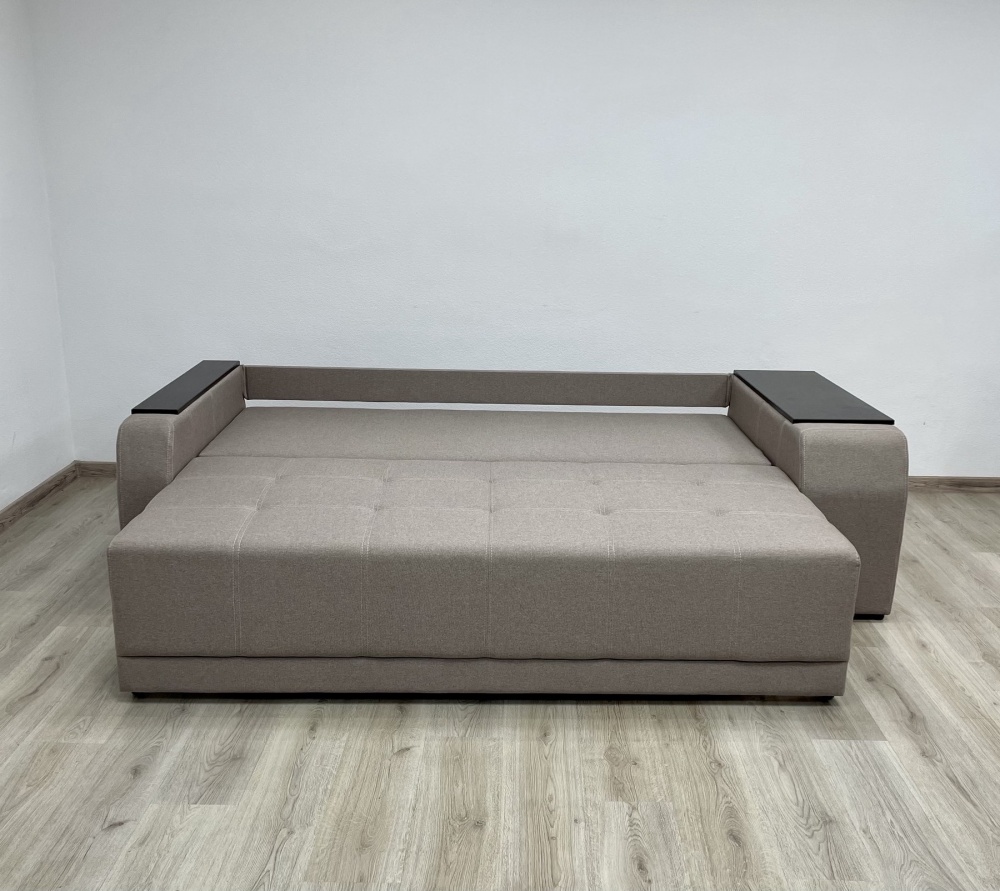 Диван прямий Елегант Епісофт Діжон ліва ніша капучино 2400x1060x890 мм