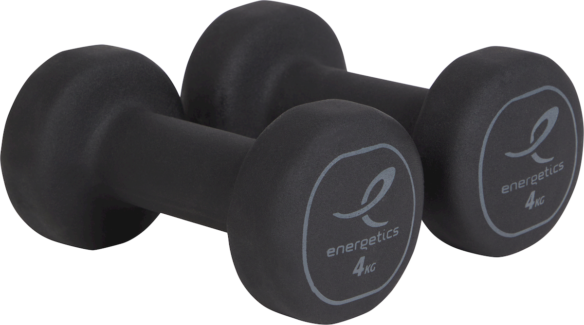 Гантели Energetics Neoprene Dumb. Pairs 106225-901050 2х4 кг Neoprene Dumb Pairs черный — фото 1