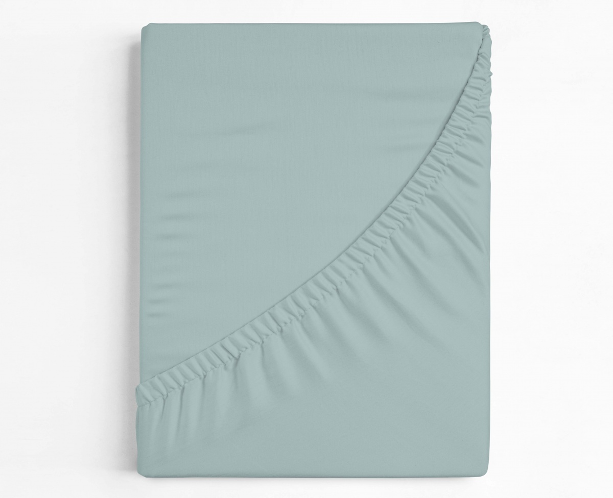 Простынь на резинке Sky Gray 140x200 см серо-голубой UP! (Underprice) — фото 1