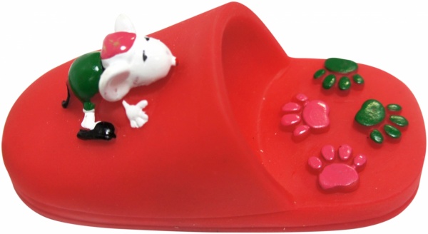 Игрушка для собак Topsi Тапок со звуком 15 см