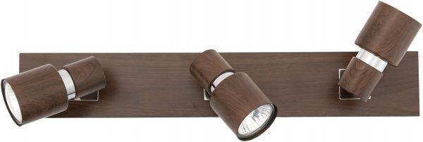 Спот Rabalux Merkur 3x50 Вт GU10 хром/венге 6653 