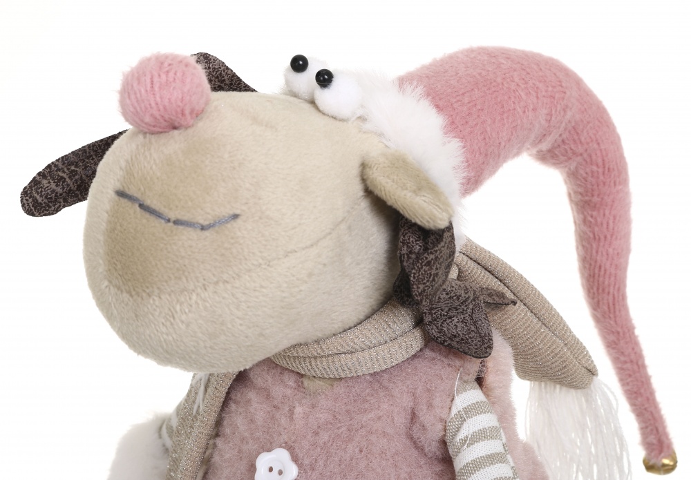 Декорація новорічна Лосик що стоїть 2 види 40 см