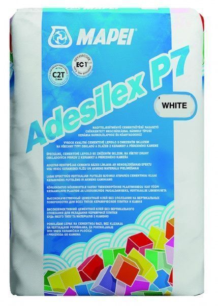 Клей для плитки Mapei Adesilex P7 білий 25кг
