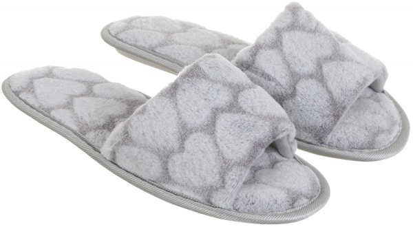 Капці домашні La Nuit Серця р. 36/37 сірий sainty/hearts/grey 