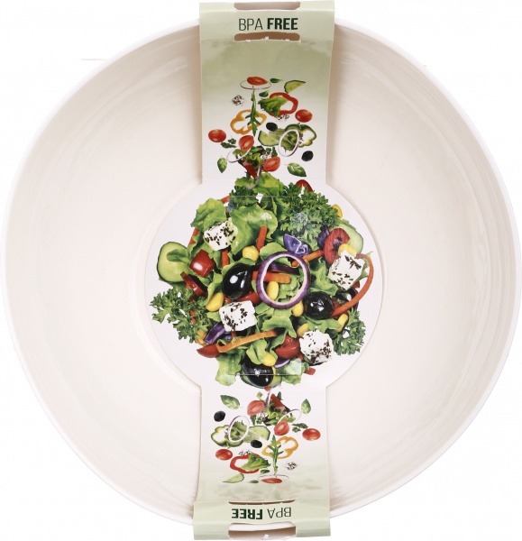 Миска со столовыми принадлежностями 