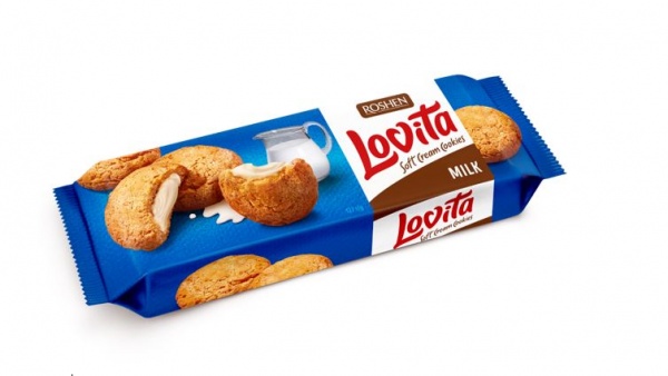 Печенье Lovita Soft Cream Cookies milk 127 г 