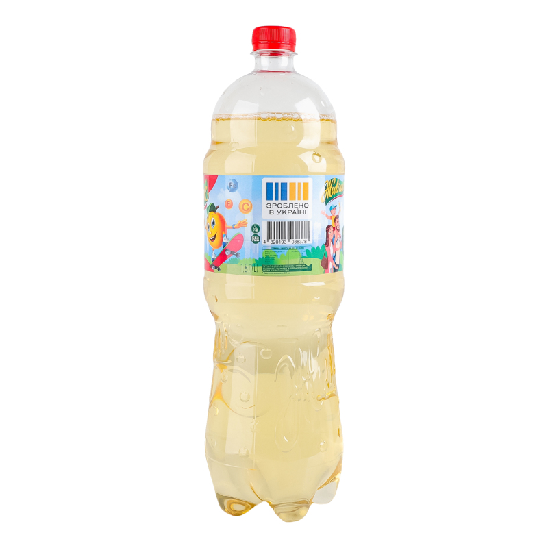 Напиток Живчик с соком яблока сильногазированный 1.8 л