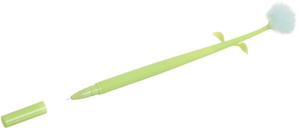 Ручка гелевая Одуванчик голубой 