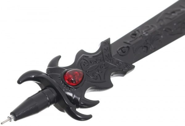 Ручка гелевая Кинжал черный 