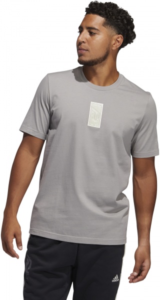 Футболка Adidas DAME SEASONAL GK3599 р.S сірий