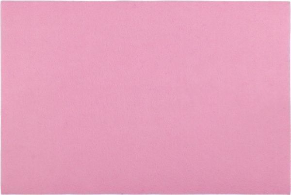 Фетр розовый,  2 мм, 50x33 см
