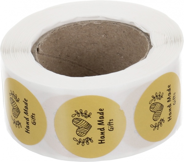 Скотч декоративний Handmade в'язане серце