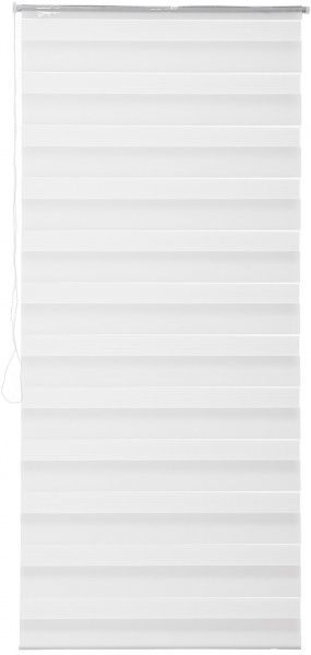 Ролета день-ночь Gardinia Зебра 68x215 см белая 