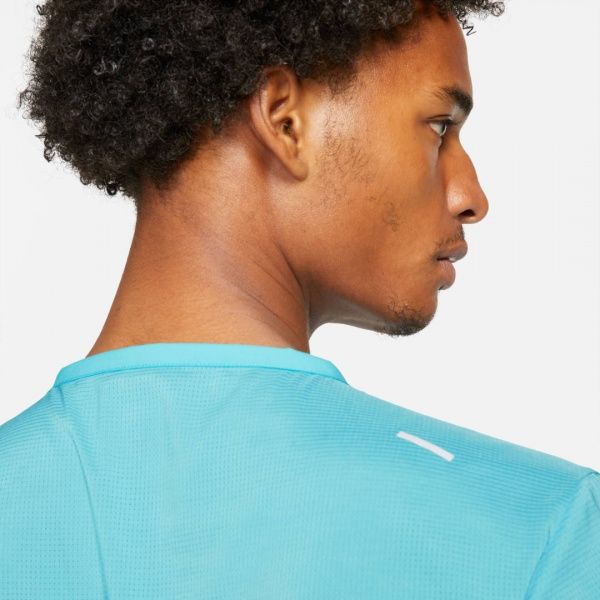 Футболка Nike M NK RN DVN RISE 365 SS DA1305-447 р. XL бірюзовий