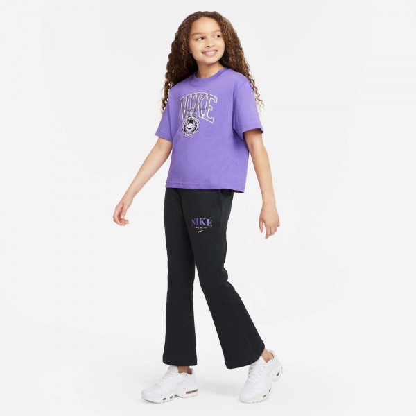 Брюки Nike TREND FLC PANT DV2564-045 р. S черный