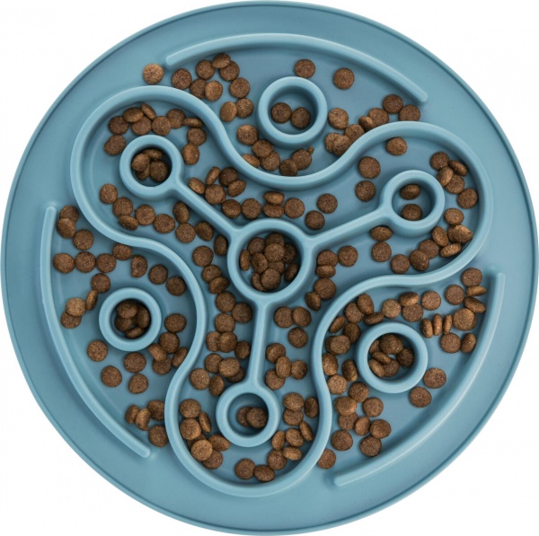 Килимок Trixie для собак Повільне годування блакитний термопласна гума 28 см (25037)