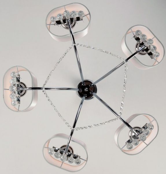 Люстра підвісна Strotskis Cornella 5x40 Вт E14 хром 10084/5 