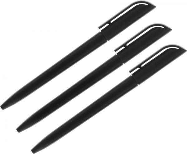 Набір ручок кулькових Uson 3 шт. чорні 