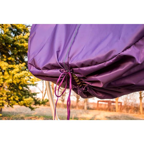 Чехол Украинские конструкции на кресло-кокон фиолетовый