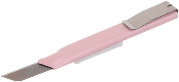 Нож канцелярский Classic розовый 