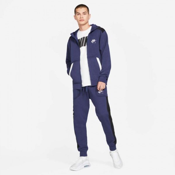 Джемпер Nike M NSW AIR FZ FLC HOODIE DA0235-410 р. L синій